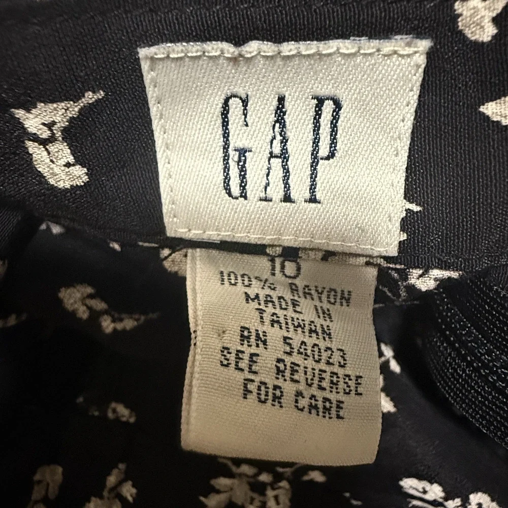 Y2K GAP Floral Print Maxi Skirt SIZE 10 / 28